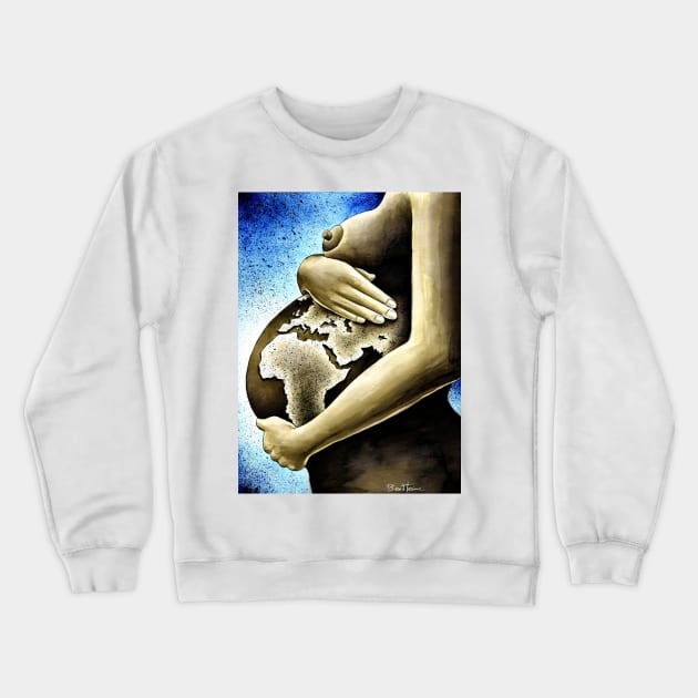 Mother Africa Crewneck Sweatshirt by benheineart